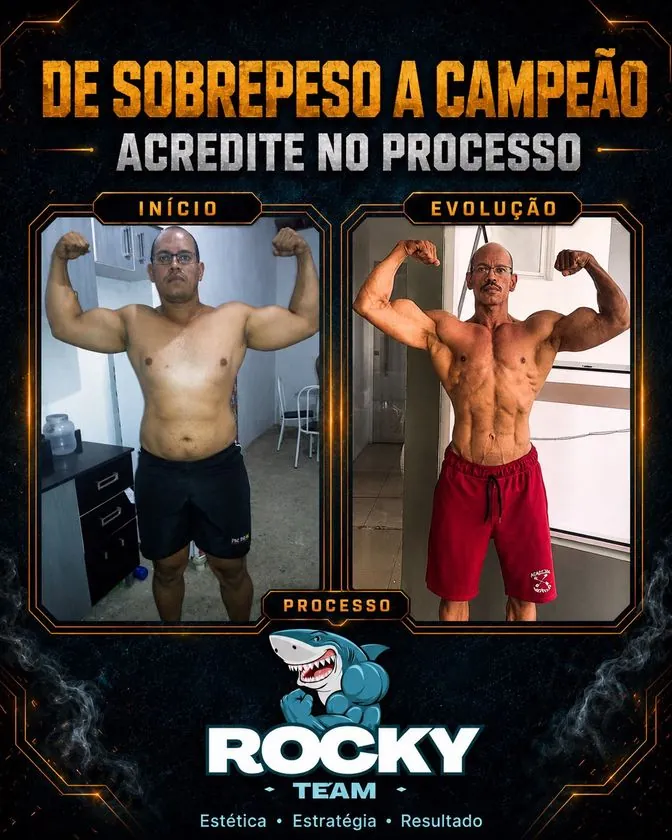 De sobrepeso a campeão: início e evolução em dupla de bíceps
